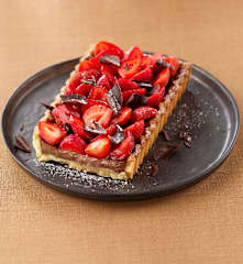 Erdbeertarte mit Milchschoggi