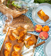 Cake aux abricots et au citron
