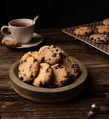 Glütensiz Damla Çikolatalı Kurabiye