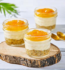 Individual Pineapple Cheesecakes