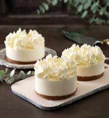 Cheesecakes con galleta caramelizada