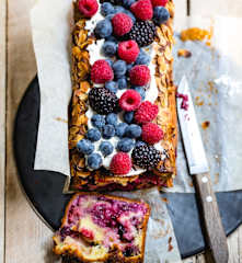 Cake à la ricotta et aux fruits rouges