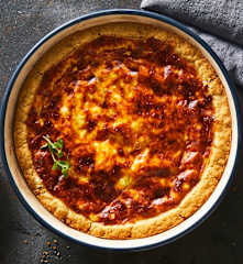 Torta salata ai 4 formaggi