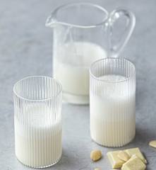 Lait au chocolat blanc