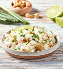 Coconut Lime Cashew Jasmine Rice