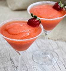 Frozen margarita de morango