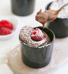 Steamed Chocolate Lava Cakes (Metric) (TM6, TM5)