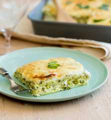 Ricotta, Mint and Courgette Lasagne