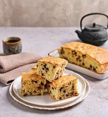 Quadrotti alle gocce di cioccolato