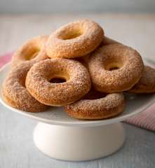 Gluten free cinnamon doughnuts