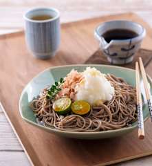 金桔蘿蔔泥蕎麥麵