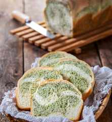 Bauletto variegato agli spinaci