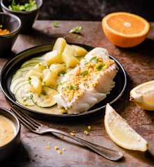 Treska s citrusovým máslem