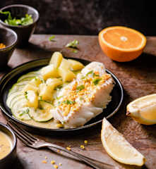 Cod with Citrus Butter