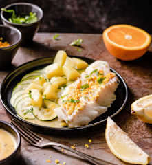 Cabillaud au beurre d'agrumes