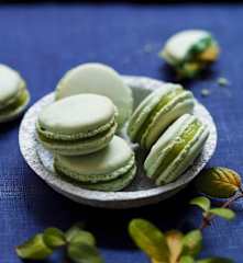 Macarons à la pomme verte