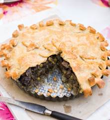 Tarte fechada de novilho