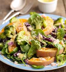 Squash and Broccoli Salad