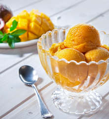 Sorbetto mango e maracuja