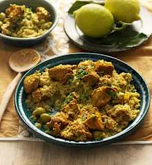 Moroccan chicken with couscous