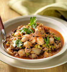 Seppie con i piselli