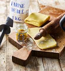 Pâte feuilletée express au curry