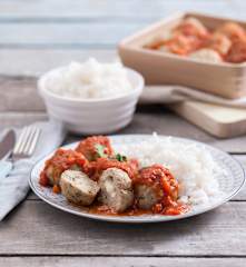 Pulpety indycze nadziewane mozzarellą