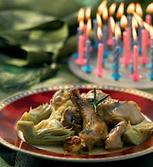 Coniglio ai carciofi