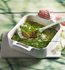Karotten-Bärlauchfrittata