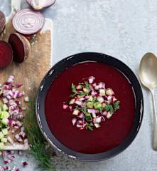 Gaspacho de beterraba