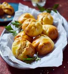 Knishes mit Kartoffelfüllung