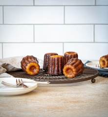 Traditional French vanilla canelé