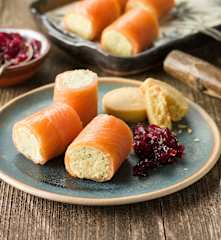 Smoked Salmon Roulade