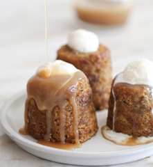 Poudings au caramel anglais (Sticky Toffee Puddings) (Métrique) (TM6)