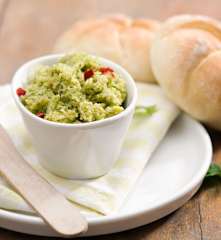 Pasta z kaszy pęczak i pora