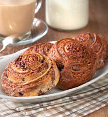 Girelle al cioccolato