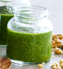 Pesto de rúcula e noz