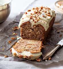 Banana bread con frosting