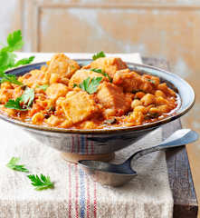 Mijoté de thon aux pois chiches