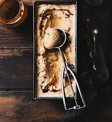 Salted caramel ice cream