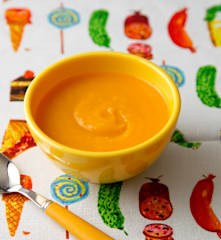 Trio of Sweet Root Vegetable Purée