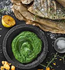 Hedvábné brokolicové pyré