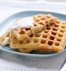 Kartoffelpuffer aus dem Waffeleisen