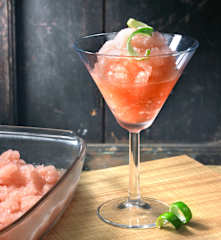 Granita al pompelmo rosa