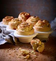 Panecillos de queso de cabra