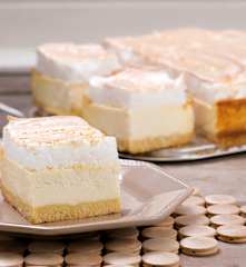 Cheesecake de natillas y merengue