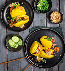 Coconut Bao with Prawns