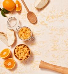 Sellerie mit Orange, wild fermentiert