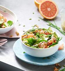 Ensalada de primavera con pomelo