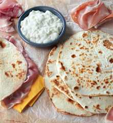 Piadina con esubero di lievito madre